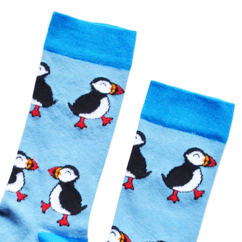 Save the Puffins Bamboo Socks