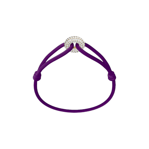 Golden Soho Pavé Cord Bracelet