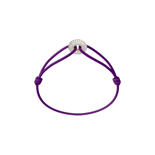 Mini Golden Soho Pavé Cord Bracelet