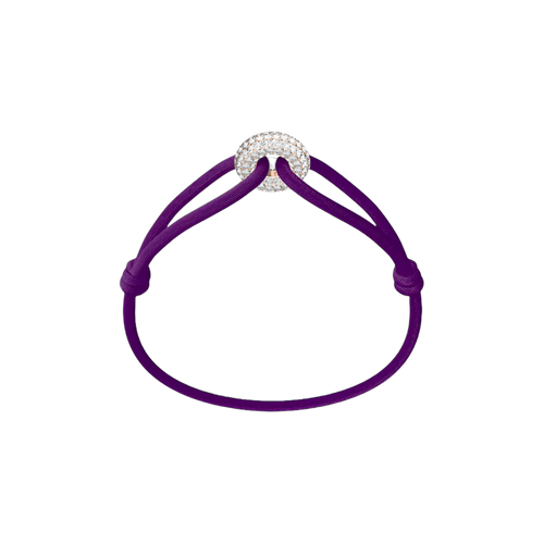 Rose Soho Pavé Cord Bracelet