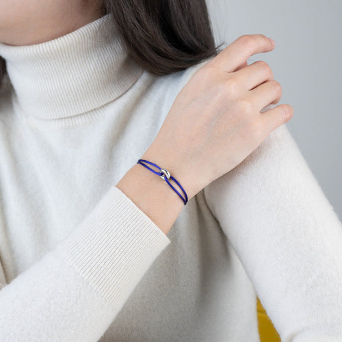 Mini Silver Soho Cord Bracelet