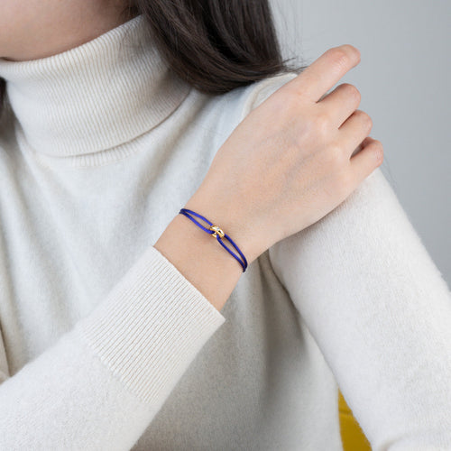 Mini Golden Soho Diamond Cord Bracelet