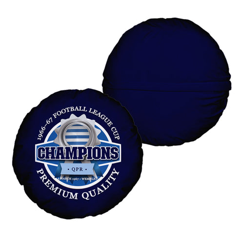 The Hoops CHAMPIONS - Football Legends - Circle Cushion 14"