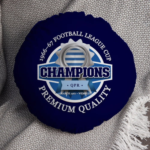 The Hoops CHAMPIONS - Football Legends - Circle Cushion 14"