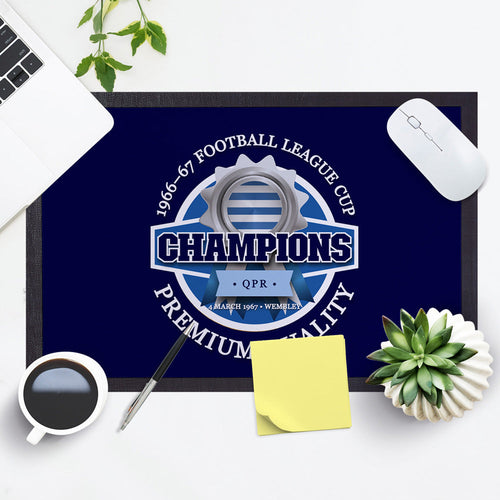 The Hoops CHAMPIONS  - Football Legends - Door Mat -60cm X 40cm