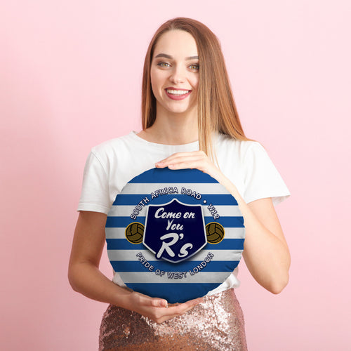 The Hoops Rs - Football Legends - Circle Cushion 14"
