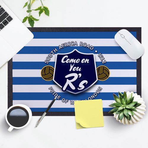 The Hoops Rs - Football Legends - Door Mat -60cm X 40cm