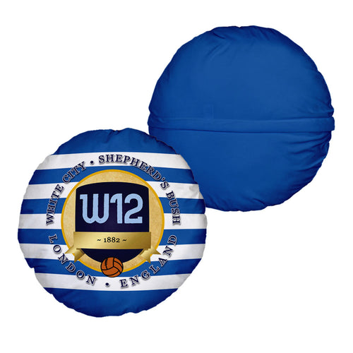 The Hoops W12 - Football Legends - Circle Cushion 14"