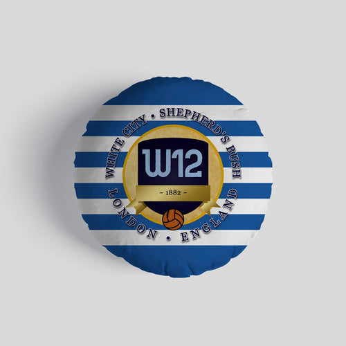 The Hoops W12 - Football Legends - Circle Cushion 14"