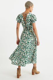 Romola Arizona Laced Back Midi Dress