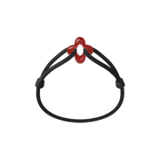 Red Clover Cord Bracelet