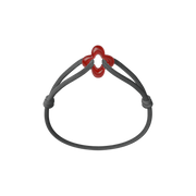 Red Clover Cord Bracelet