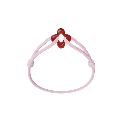 Red Clover Cord Bracelet