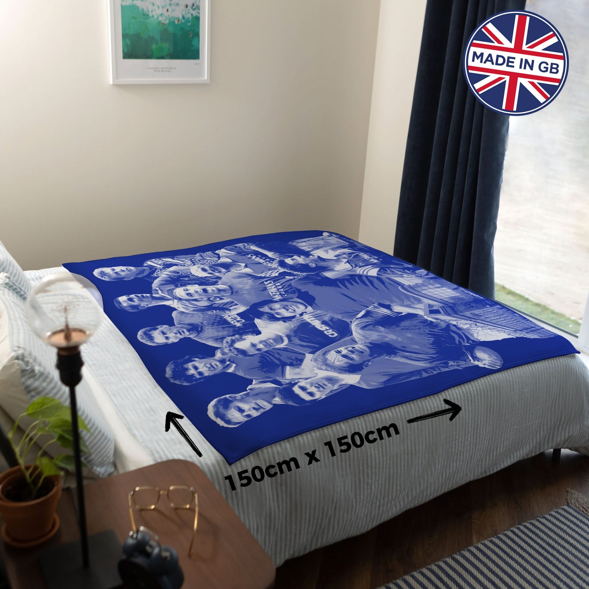 Rangers Montage  - Fleece 150cm X 150cm