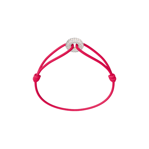 Mini Rose Soho Pavé Cord Bracelet