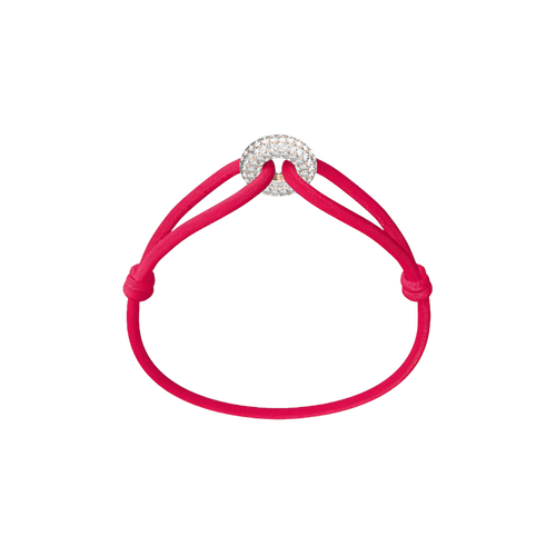 Rose Soho Pavé Cord Bracelet