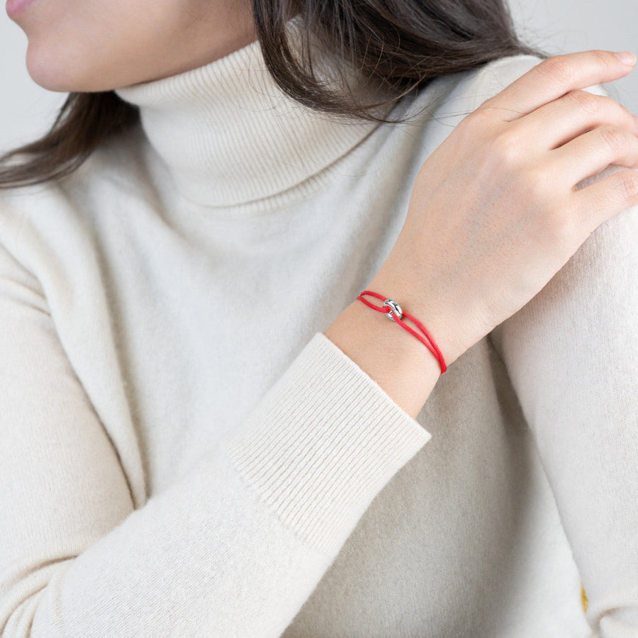 Mini Silver Soho Cord Bracelet