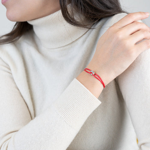 Mini Silver Soho Cord Bracelet
