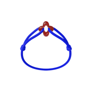 Red Clover Cord Bracelet