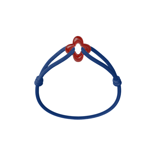 Red Clover Cord Bracelet