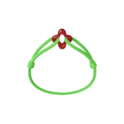 Red Clover Cord Bracelet