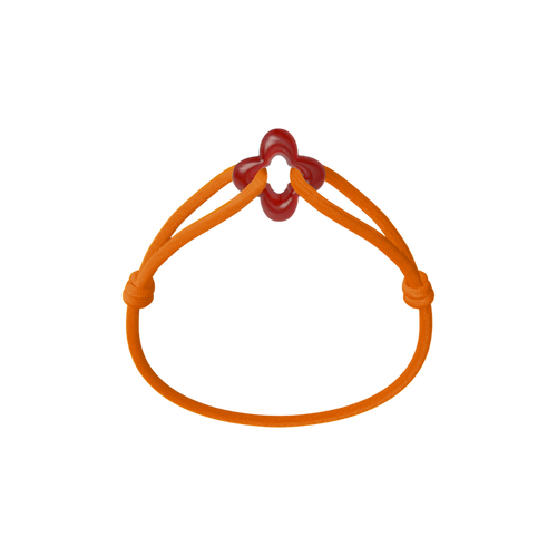 Red Clover Cord Bracelet
