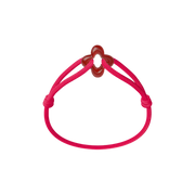 Red Clover Cord Bracelet