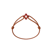 Mini Red Clover Cord Bracelet