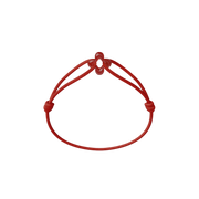 Mini Red Clover Cord Bracelet