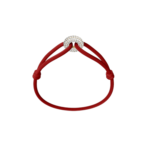 Golden Soho Pavé Cord Bracelet