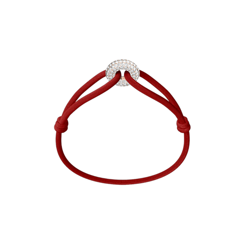 Rose Soho Pavé Cord Bracelet