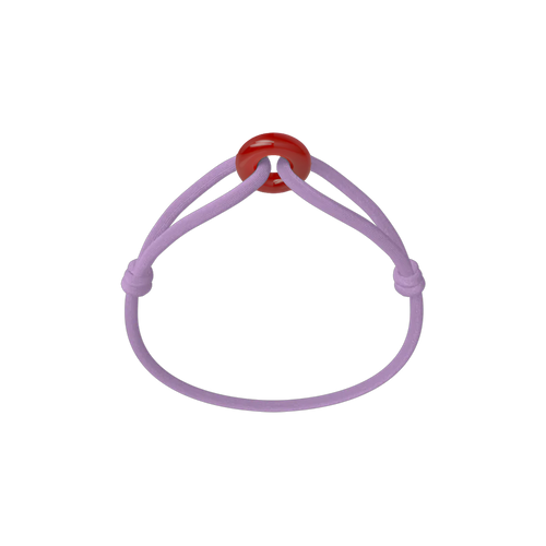 Red Soho Cord Bracelet