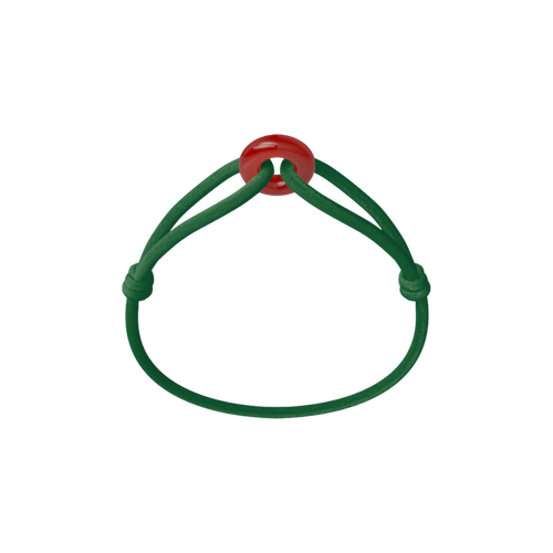 Red Soho Cord Bracelet