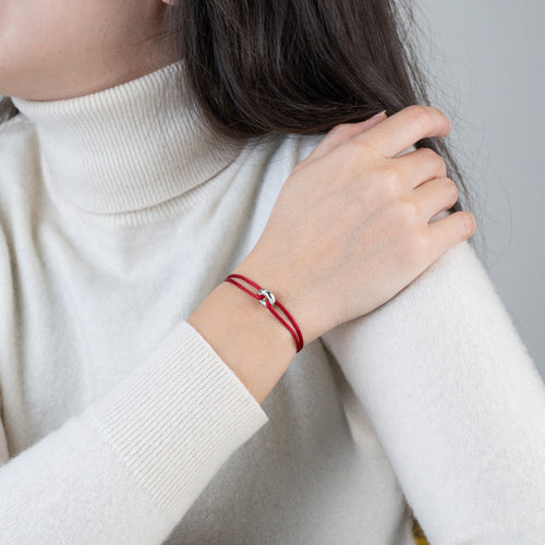 Mini Silver Soho Cord Bracelet