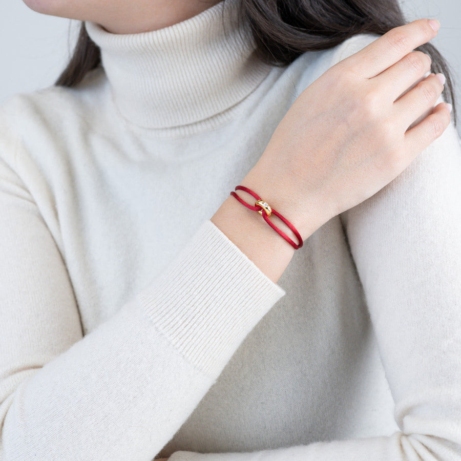 Golden Soho Diamond Cord Bracelet
