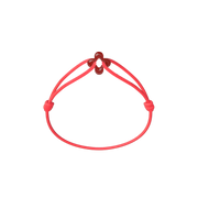 Mini Red Clover Cord Bracelet