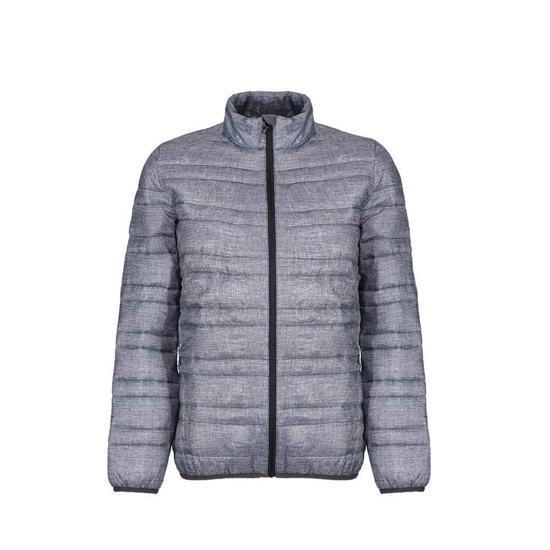 Regatta TRA496 Firedown Down Touch Insulated Work Jacket Grey Marl/Black Large