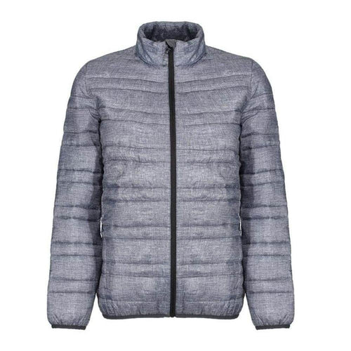 Regatta TRA496 Firedown Down Touch Insulated Work Jacket Grey Marl / Black XL
