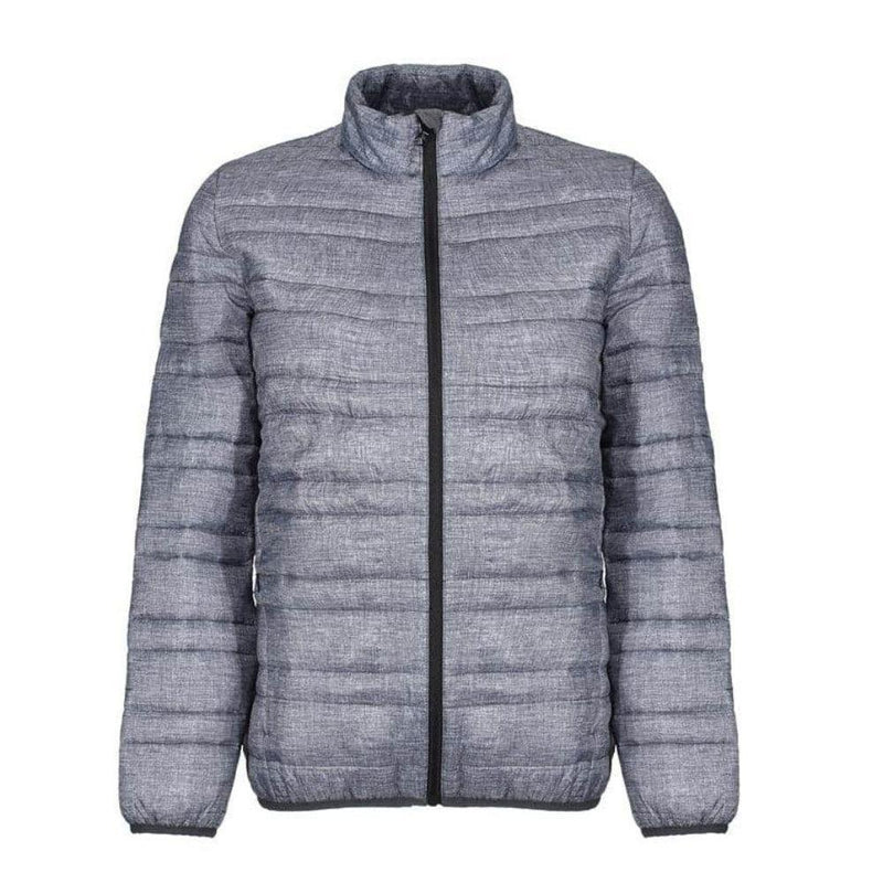 Regatta TRA496 Firedown Down Touch Insulated Work Jacket Grey Marl / Black 2XL