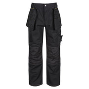 Regatta TRJ335 Hardwear Holster Pocket Kneepad Work Trousers Black 30" Waist / 33" Leg
