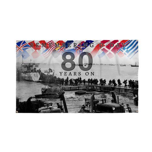 Remembering D-Day 80 Years | Banner - 3 Sizes