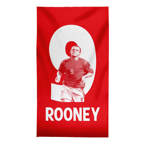England - Rooney 9 - Beach Towel - 150cm x 75cm