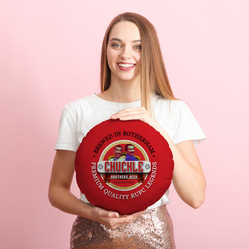 Rotherham Chuckle - Football Legends - Circle Cushion 14"