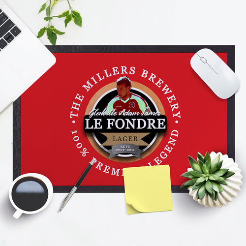 Rotherham Lefondre  - Football Legends - Door Mat -60cm X 40cm