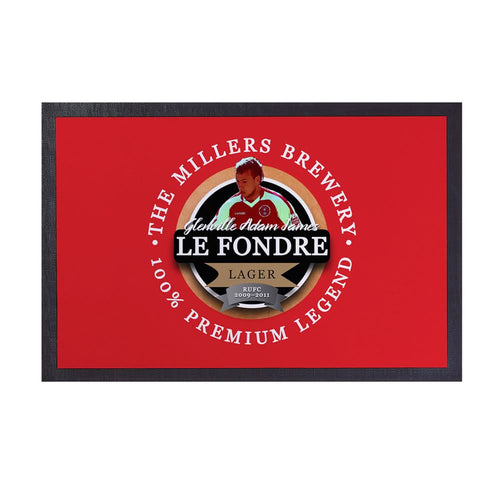 Rotherham Lefondre  - Football Legends - Door Mat -60cm X 40cm