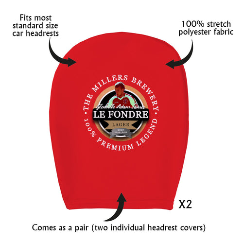 Rotherham Lefondre - Football Legends - Headrest Cover