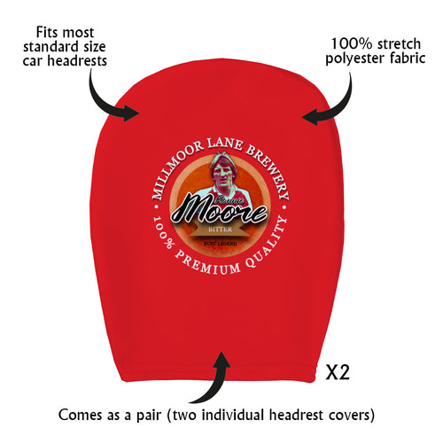Rotherham Moore - Football Legends - Headrest Cover