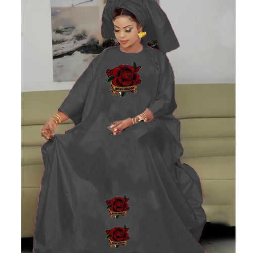 Bazin Rich Dresses For Women Traditional African Evening Gowns For Party And