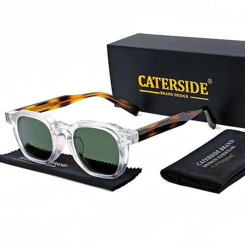 Retro Punk Men Sunglasses Small Frame Square Personalized Design Sun Glasses