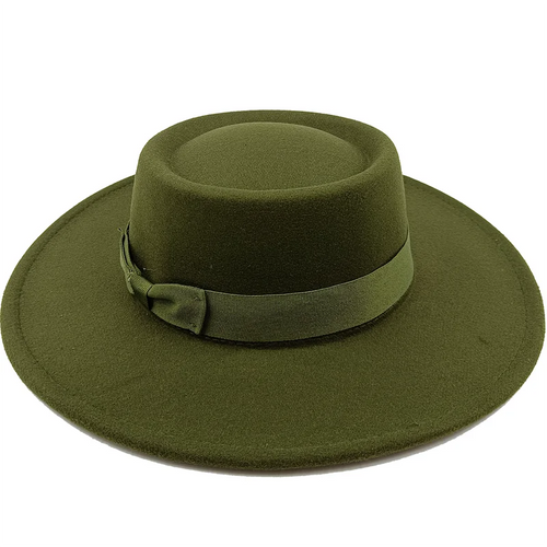 Sombrero Raised Top Fedora Hat 2023 New European and American Fedora Hat Jazz